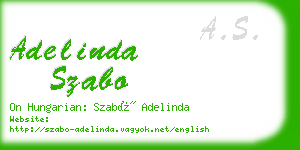 adelinda szabo business card
